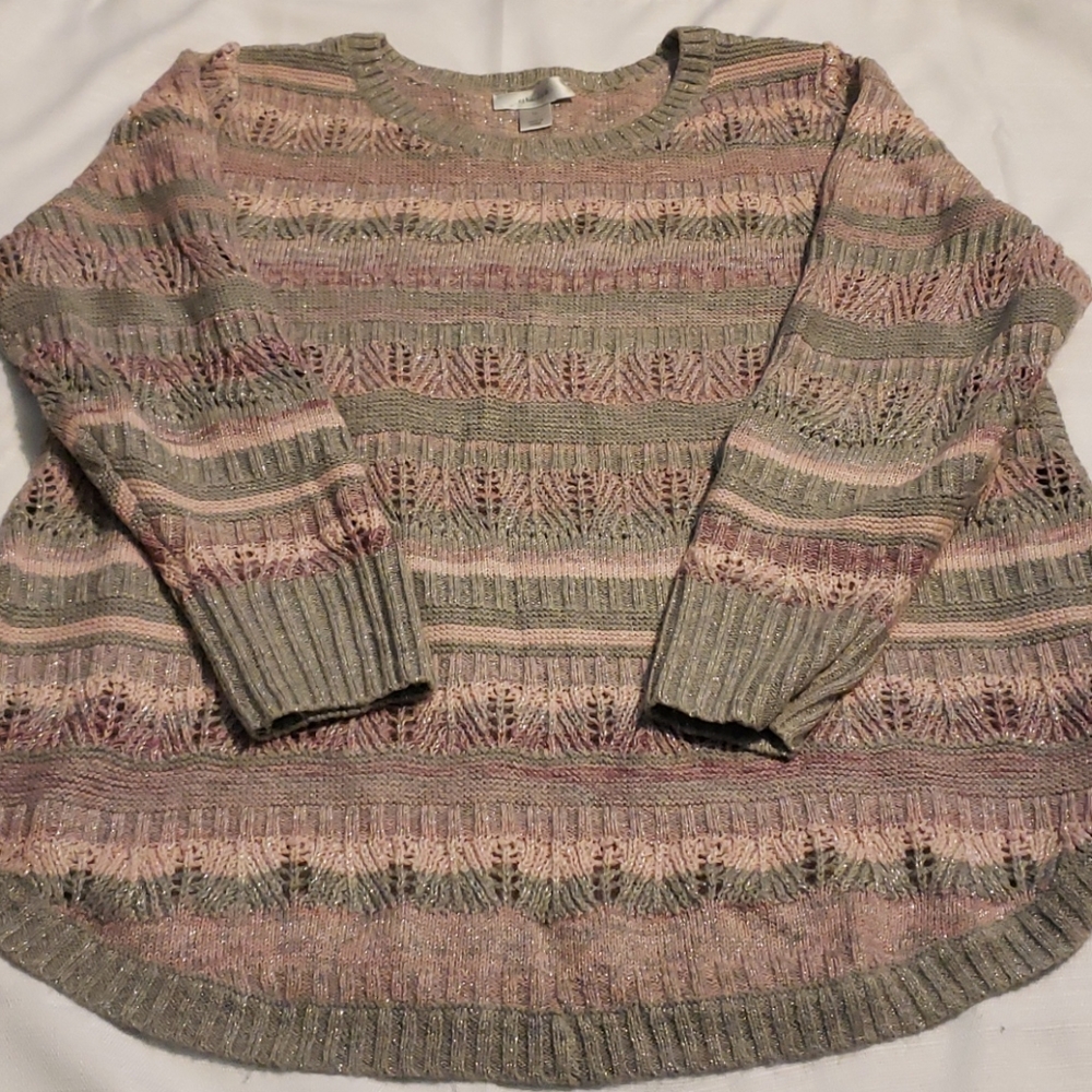 Christopher Banks curved hem sweater 1x Tote 4